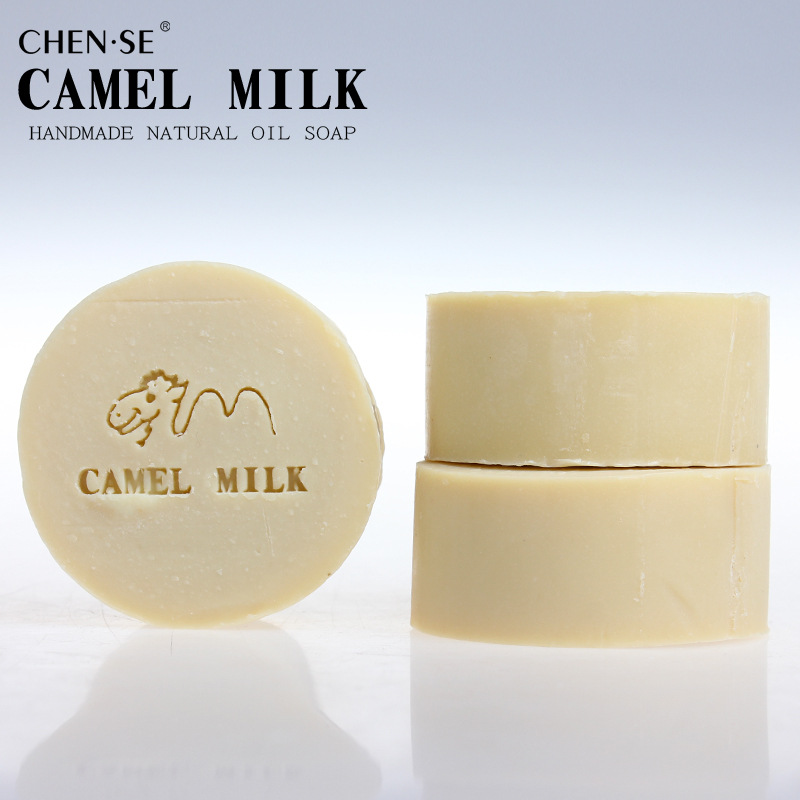 chense natural Goat moist skin and flesh Facial Soap Shaving soap Camel milk Cold soap Handmade Soap wholesale