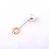 The new tornado -shaped plated 14K real gold vermiculite brooch anti -take light pins clothing accessories are full of free shipping