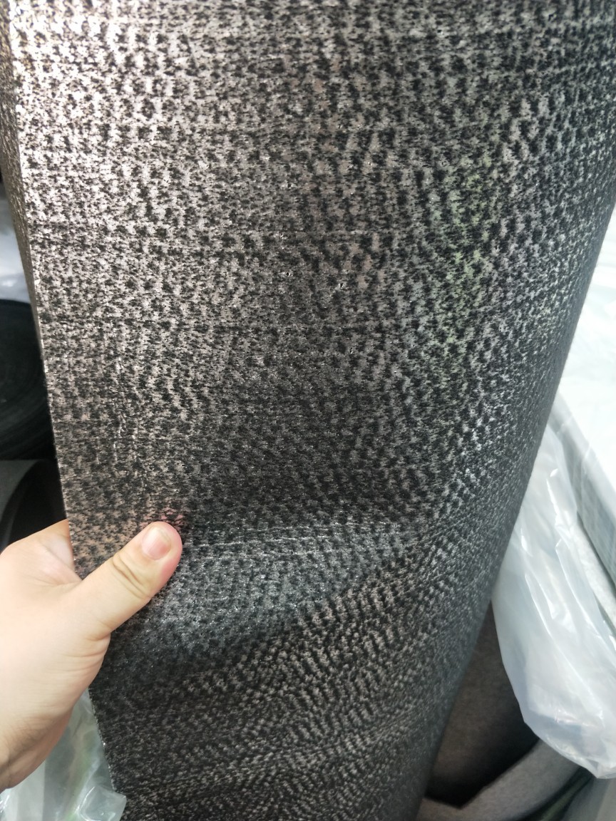 东莞铝箔针棉加硬毛毡针扎棉彩色无纺布彩色不织布毛毡布