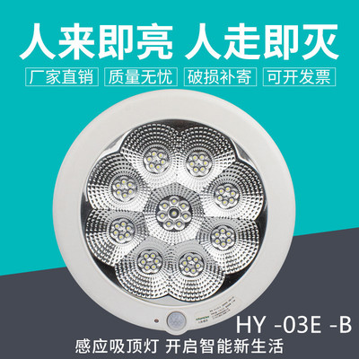 wholesale Sound and light control Ceiling lamp human body Induction Ceiling lamp 7W energy conservation Ceiling lamp Corridor Property Light 11