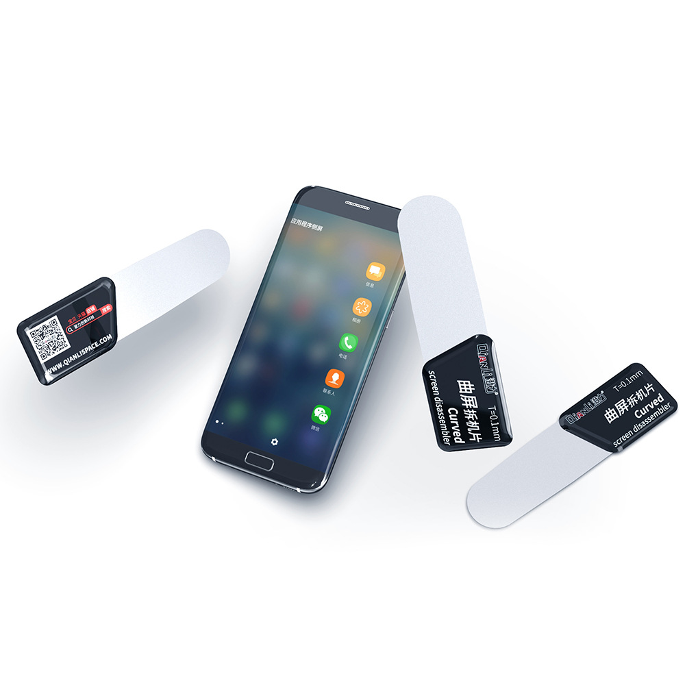 Pieza de desmontaje de pantalla curva potencial adecuada para la pantalla del teléfono móvil Samsung que cambia la máquina de desmontaje marco herramienta fuerte dureza no daña la pantalla