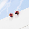 Cute small brand earrings, simple and elegant design, Korean style