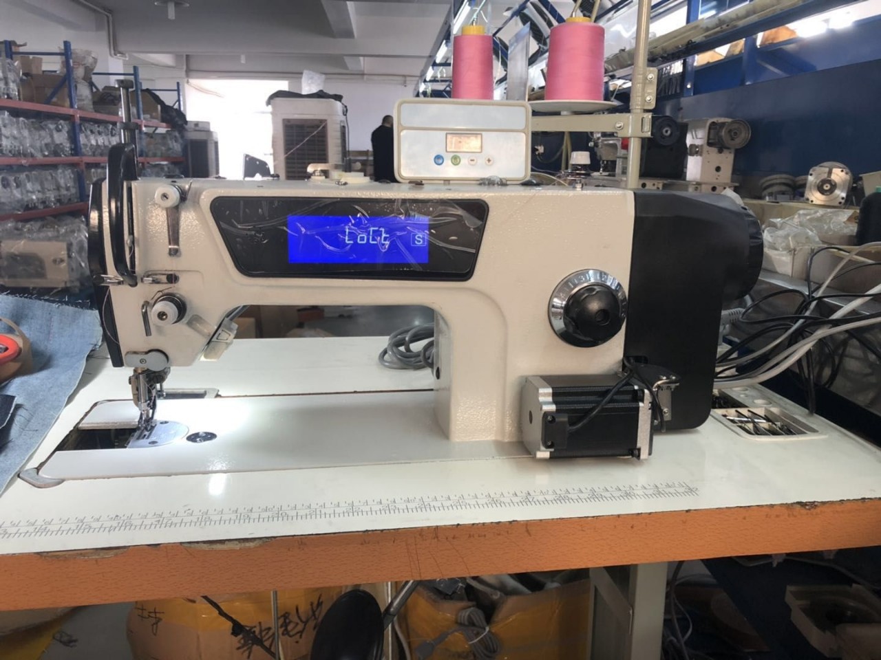 工业缝纫机分段缩折机打皱机电脑平缝机上下同步机电脑平缝机
