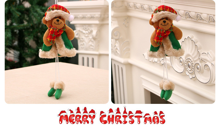 Weihnachts dekoration Weihnachten mit Bein anhnger Weihnachts geschenk kleine Stoff Weihnachts baum anhnger kleine Puppepicture7