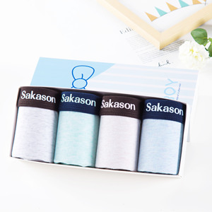 青少年内裤 纯棉儿童内裤中大童学生平角裤小男孩四角裤 厂家直销