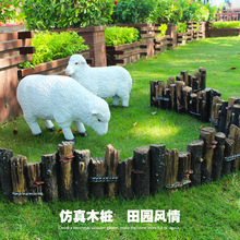 戶外仿真綿羊動物雕塑庭院花園擺件公園別墅院子園林景觀裝飾小品