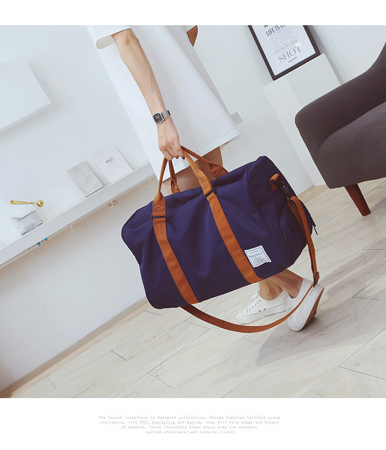 Unisex Basic Classic Style Solid Color Oxford Cloth Travel Bags display picture 22