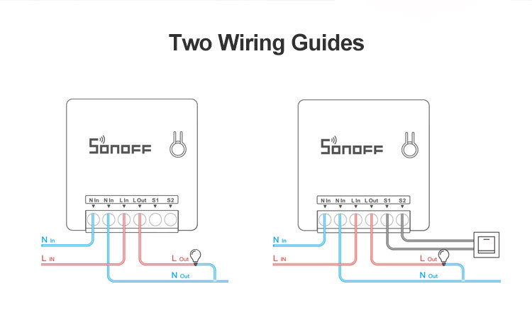 Sonoff mini remote control switch
