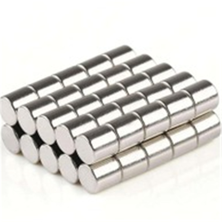 供应D5*5MM 镀镍 亚克力玻璃板钕铁硼小磁铁