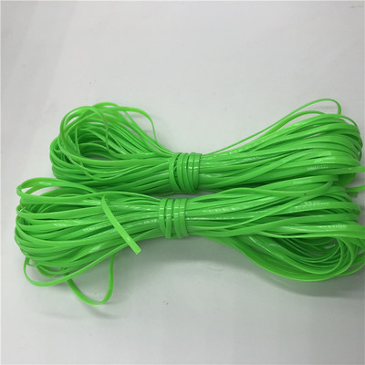 environmental protection PVC Plastic DIY Braided rope flat(strip)