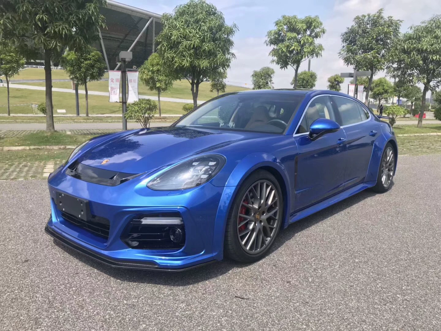 Panamera 971 модифицированный TeChart TECHART TECHART wide-боди большой окружающий хвостовой выхлоп