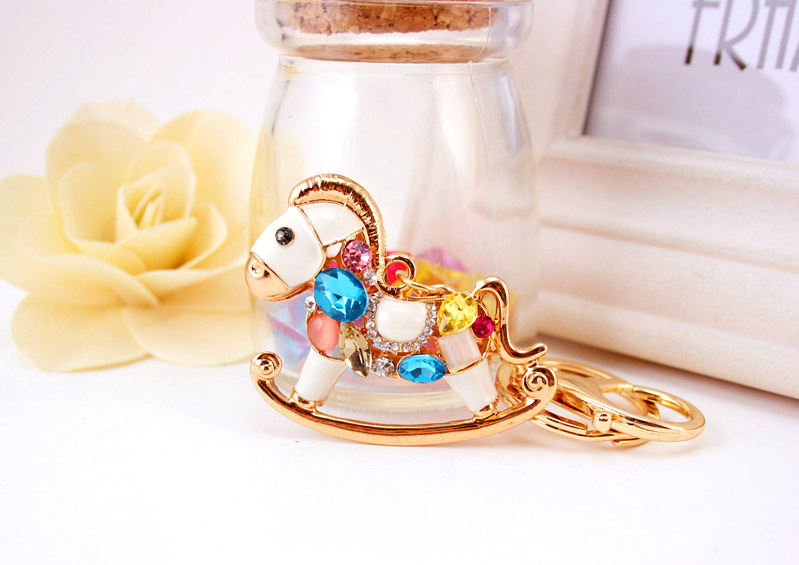 40g Weight Alloy, Metal Material Unisex Gender  Creative Cute Cartoon Diamond Crystal Metal Pendant 5