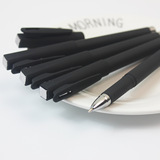 Черная ручка-роллер, делается под заказ, с печатью вашего логотипа