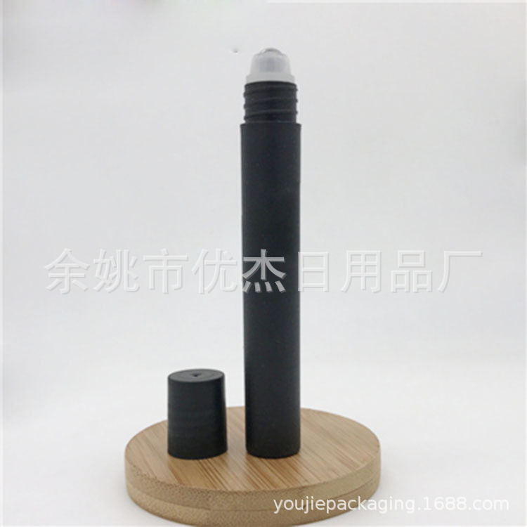 10毫升黑色滚珠瓶 走珠瓶 精油瓶 香水/化妆品分装瓶子走珠瓶