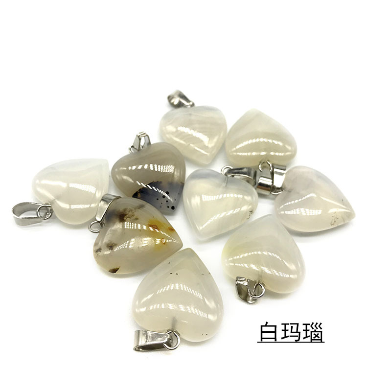 Agate Solid Color Satin Pendant display picture 22