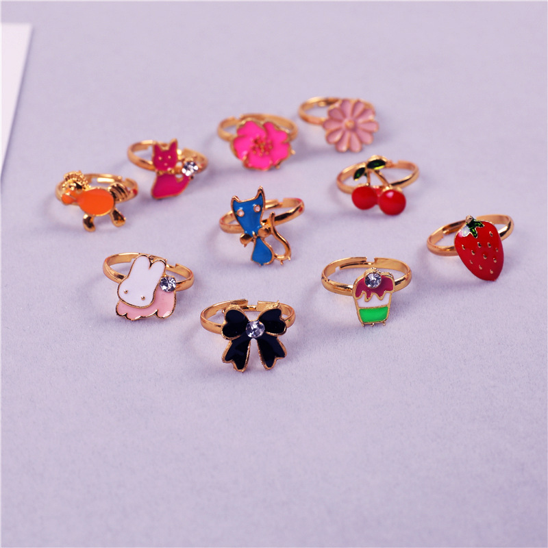300g Weight Artificial Gemstones Inlay Material Rhinestone Material Cartoon Character Pattern Kid'S Gender Cartoon Style Style Gold Color Cartoon Style Cartoon Character Rhinestone Artificial Gemstones Kid'S 3