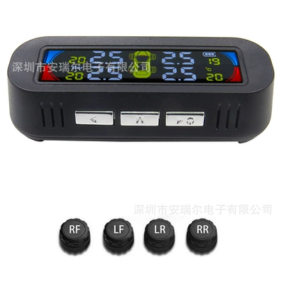 Factory Direct Hidden Solar-Powered Tire Pressure Monitoring System Wireless Tpms Internal and External Smart