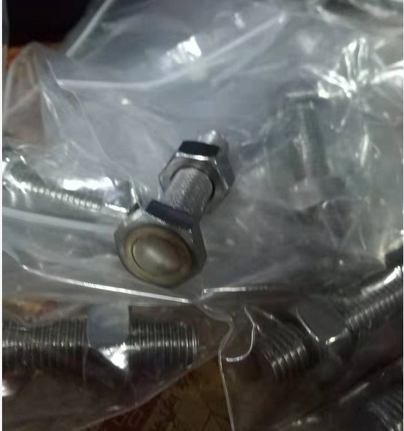 外六角螺铁带磁铁六角螺栓M3M4M5M6M8M10M12带磁铁六角螺丝磁铁座