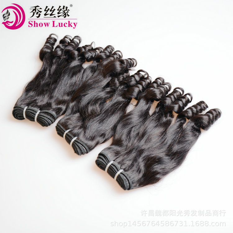 Women hair Brazilian funmi hair bouncy curl