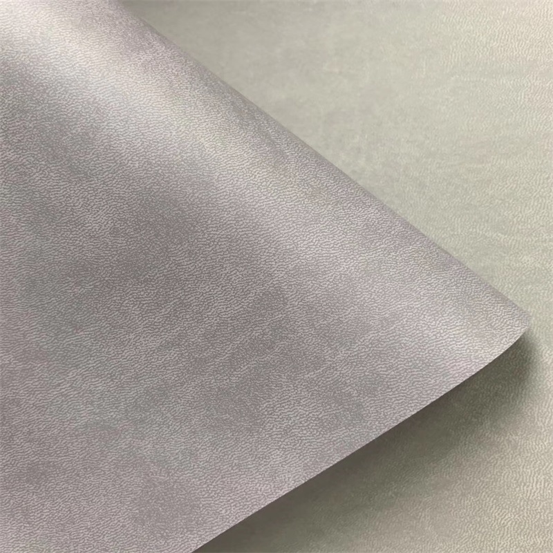 灰色笔记本封面菜谱外壳装订材料手机壳PU皮革——双色印刷纹
