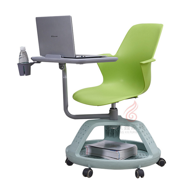 Ghế văn phòng đơn giản nâng ghế hội nghị di động ghế có thể xoay ghế đào tạo với bảng viết nhân viên ghế văn phòng Ghế văn phòng