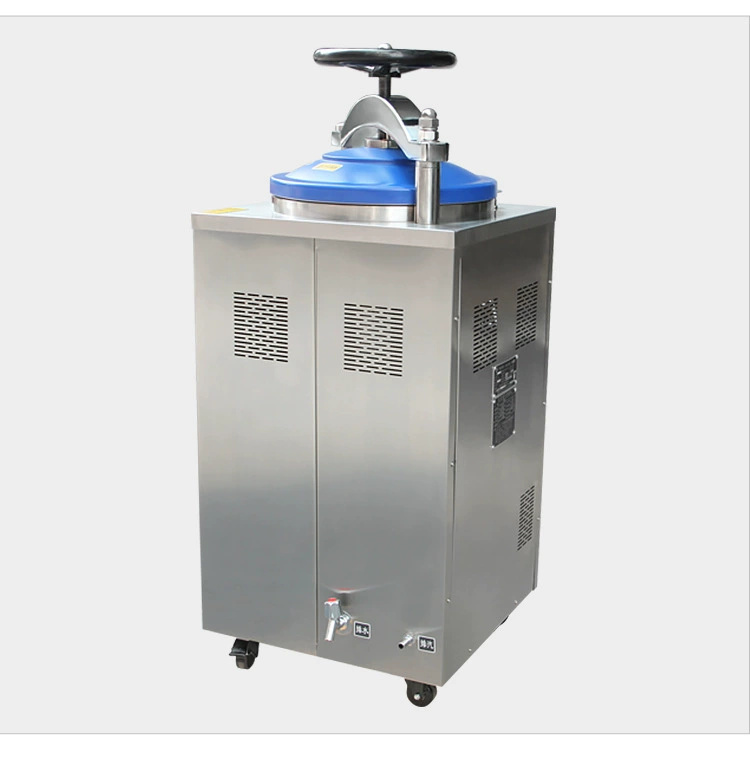 Паровой стерилизатор под давлением с маховиком, 75 л, медицинский стерилизатор из нержавеющей стали, вертикальный паровой стерилизатор, предложение