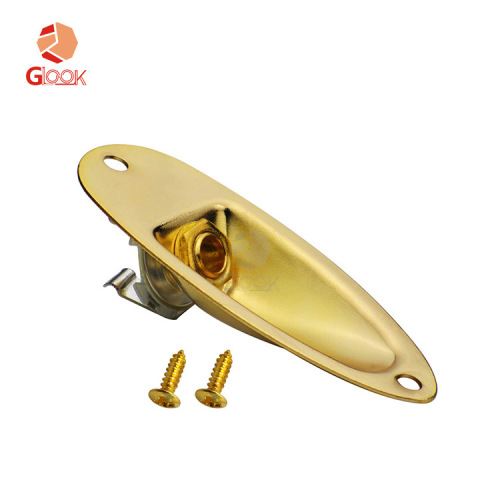Electric Guitar Jack Slanted Boat-shaped Guitar Output Jack Socket Connection Hole Accessories Wholesale