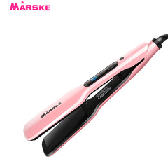 MARSKE MS-5299 blue screen temperature regulating electric splint ceramic curling and straightening dual-use hair iron hairdressing tool hair straightener