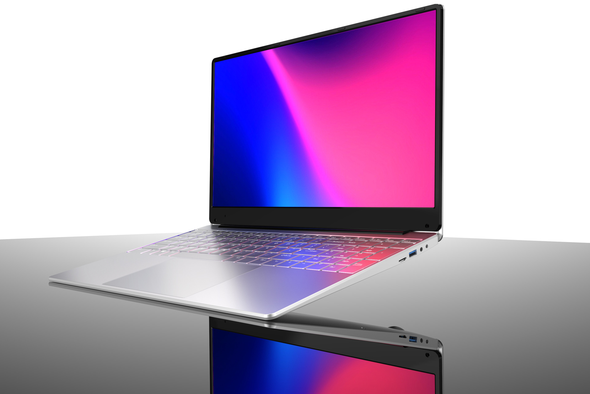 2022 New 15.6-inch Full-screen Computer Quad-core Thin And Light Computer Business Office Laptop