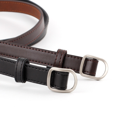 Korean style Korean style simple casual pinless belt fashionable student decorative smooth buckle belt versatile ladies belt