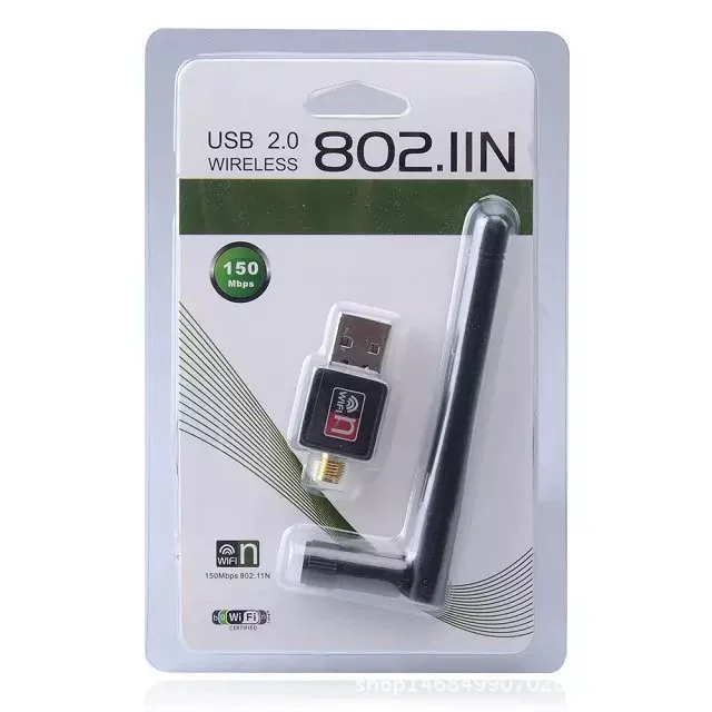 Foreign Trade 150Mbps mini USB wireless network card wireless AP external antenna wifi receiver transmitter