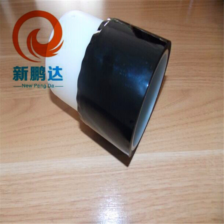 防指纹酒精哑黑高温胶带 黑色遮光胶 PET遮光胶带 PET黑色单面胶