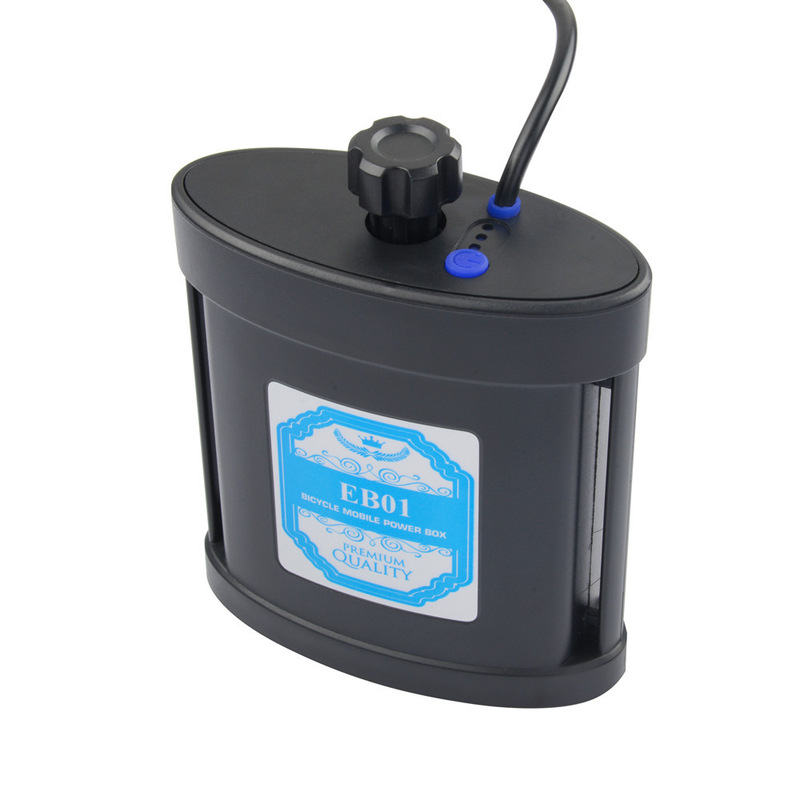 New Mobile Power Box 2-Cell 26650 Battery Box 5V Dual Voltage USB Output 8.4Vt6 Car Light Battery Pack