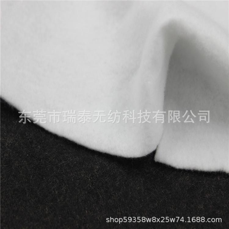 厂家直销白色针刺棉 杯型口罩热熔棉 n95口罩滤芯定型棉 三天出货