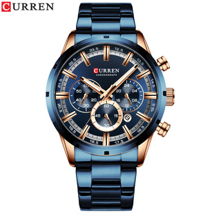 Curren/�������Ʒ8355��ʿ�ֱ� ��ˮʯӢ����՚v䓎��̄��б�