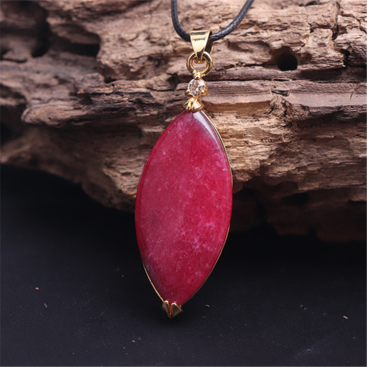 Fuchsia pendant jade, wholesale