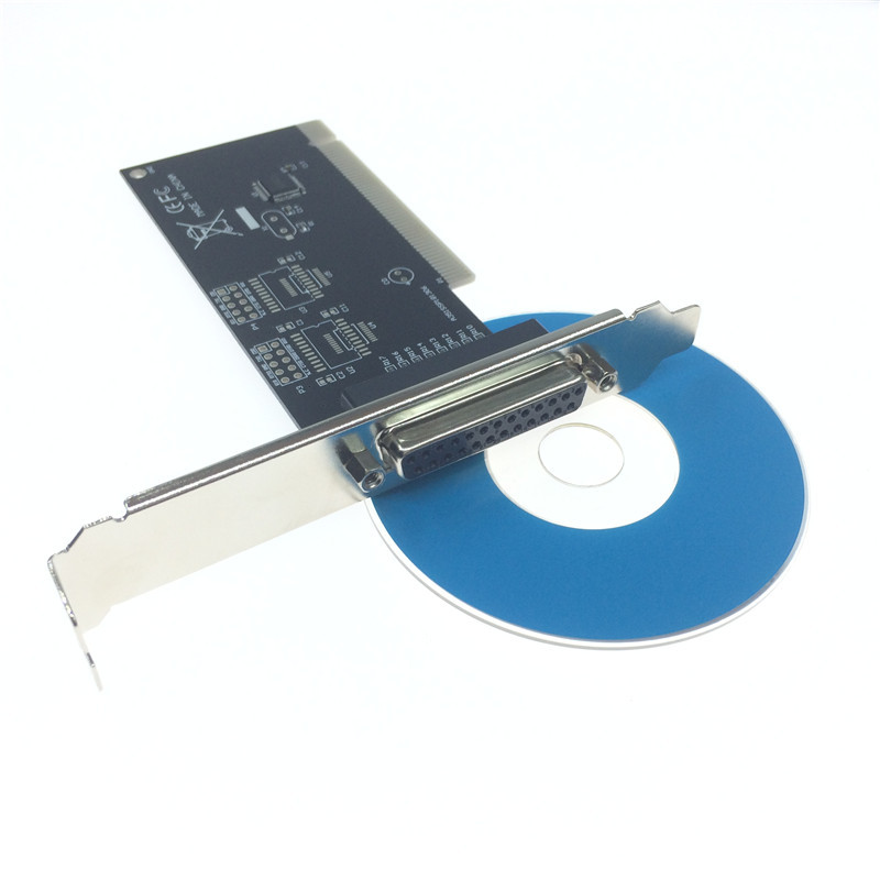 台式机电脑机箱主板PCI转db25并口扩展卡25母打印并口卡转接1284