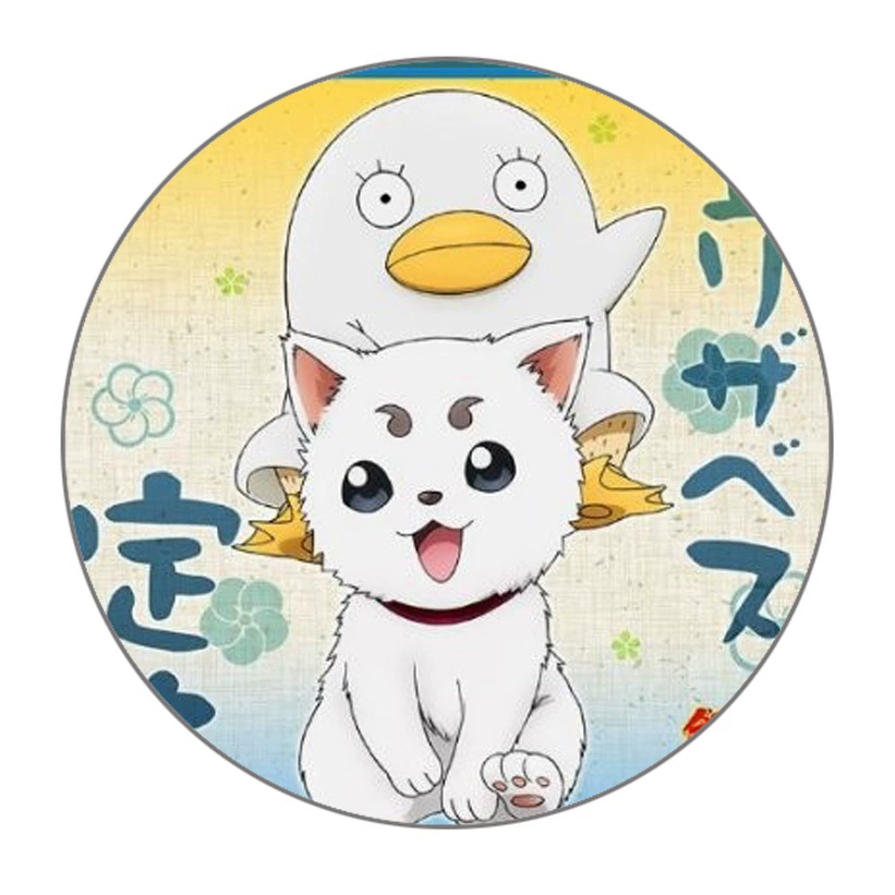 Аниме держатель для телефона, рамка Gintama, ленивый держатель, несколько вариантов, серебристый