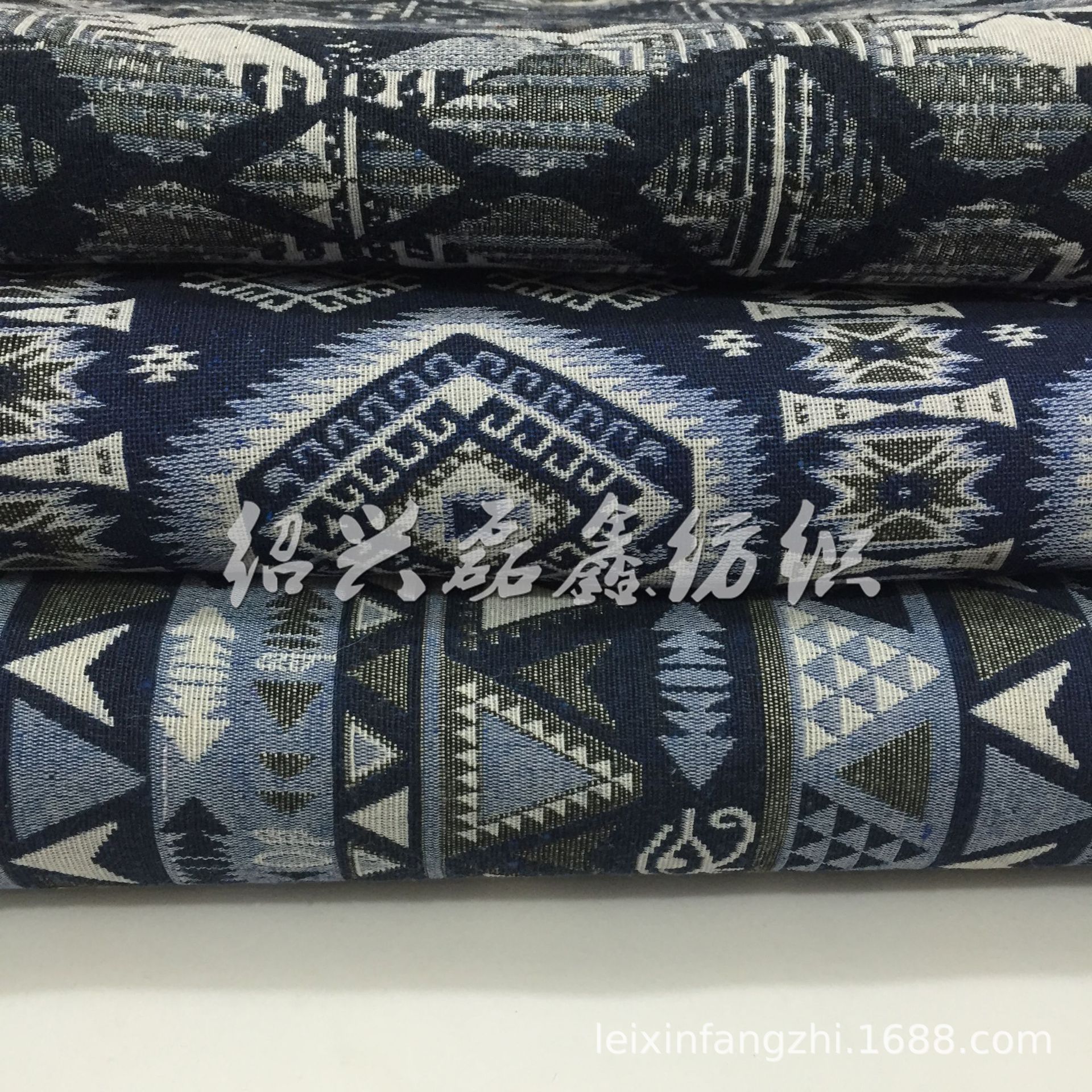 民族风棉麻服装布 涤棉色织提花家居沙发靠枕 鞋材面料 厂家直销