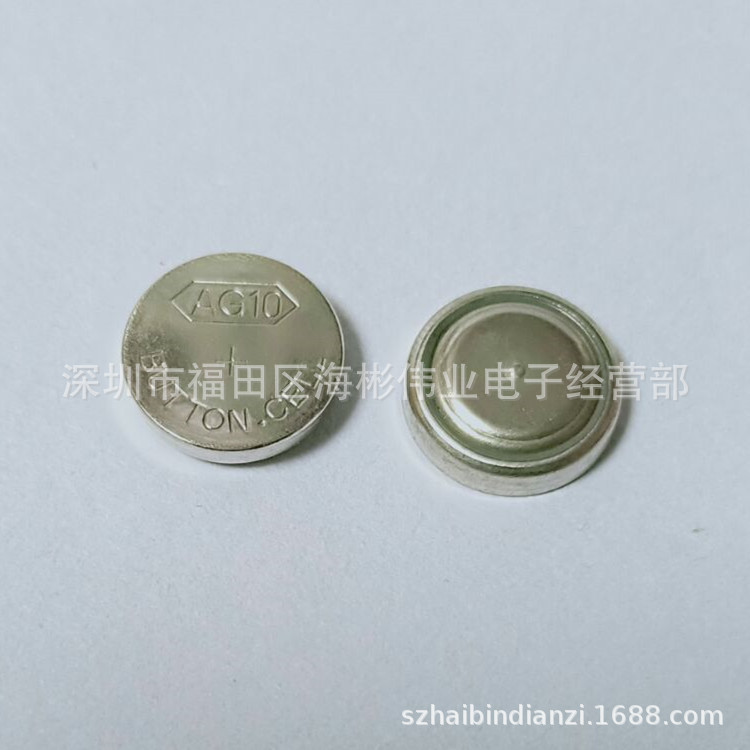 厂家直供1.5V纽扣电池，AG10