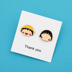 小胸針女可愛日系動漫徽章卡通防走光扣針領口別針ins 潮個性配