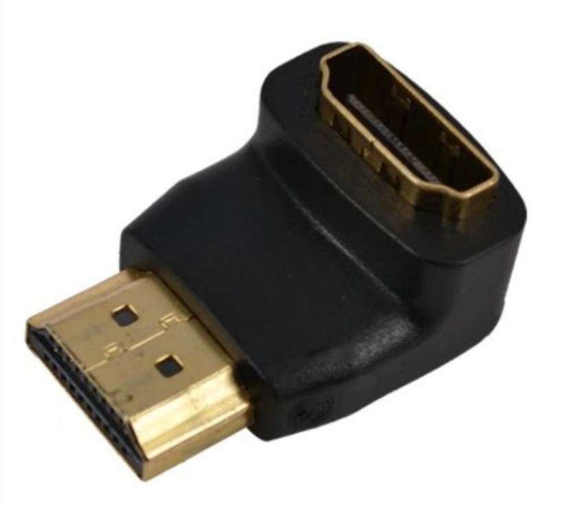 低价出售HDMI A公转A母 半包HDMIA/M to A/F90度直角转接头高清头