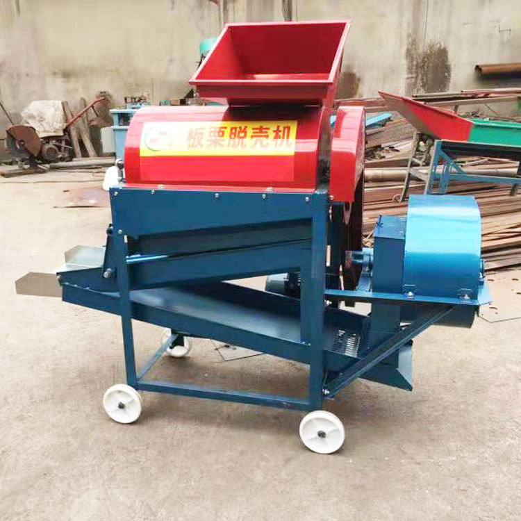 山西板栗脱蓬机 家用电动栗子脱蓬机去刺机安徽板栗脱蓬开口机