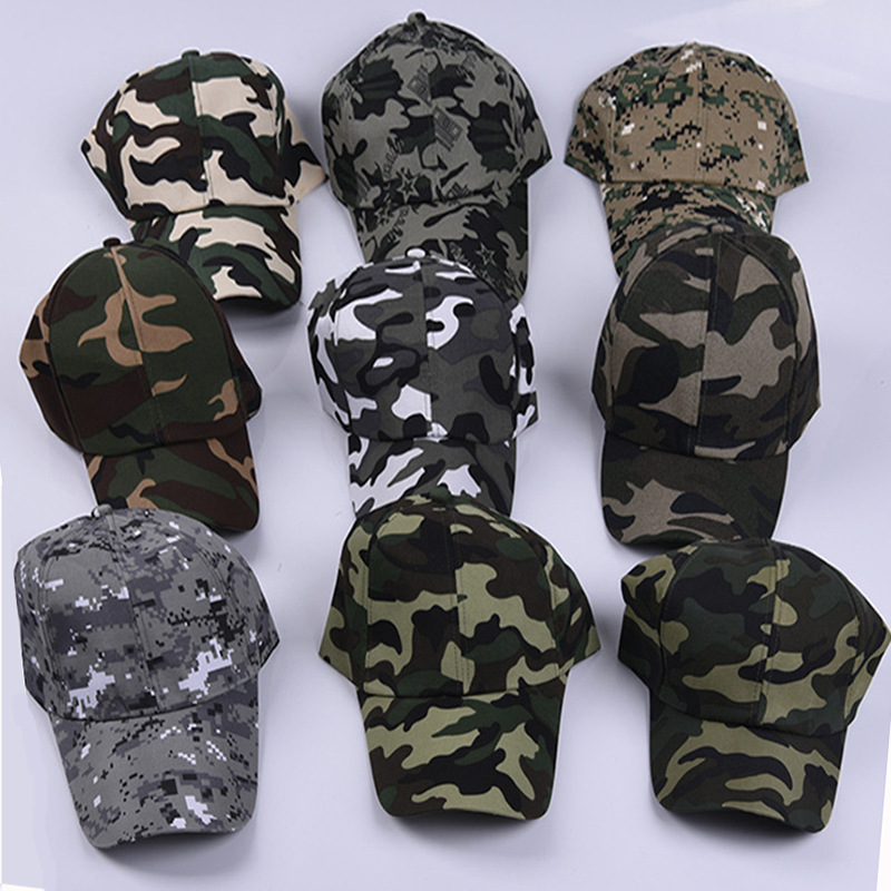 Camouflage summer autumn baseball cap for adults