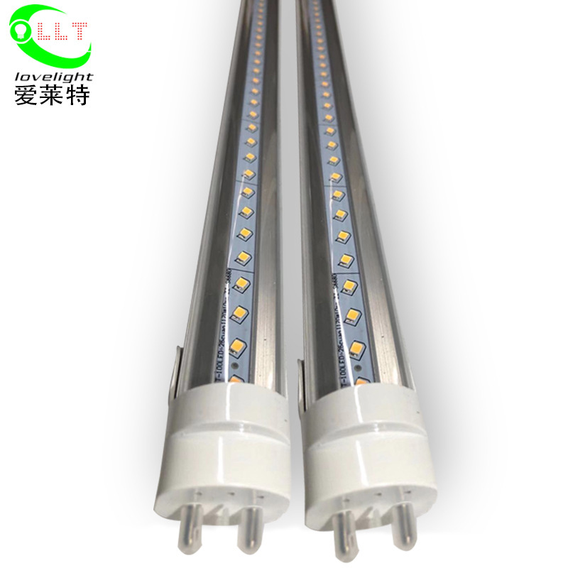 Flicker-Free T8 Lamp Tube, 1.38m W, Aluminum-Plastic, Wide Voltage, High Light Efficiency, Commercial Engineering Led Fluorescent Lamp, Three-Year Warranty
