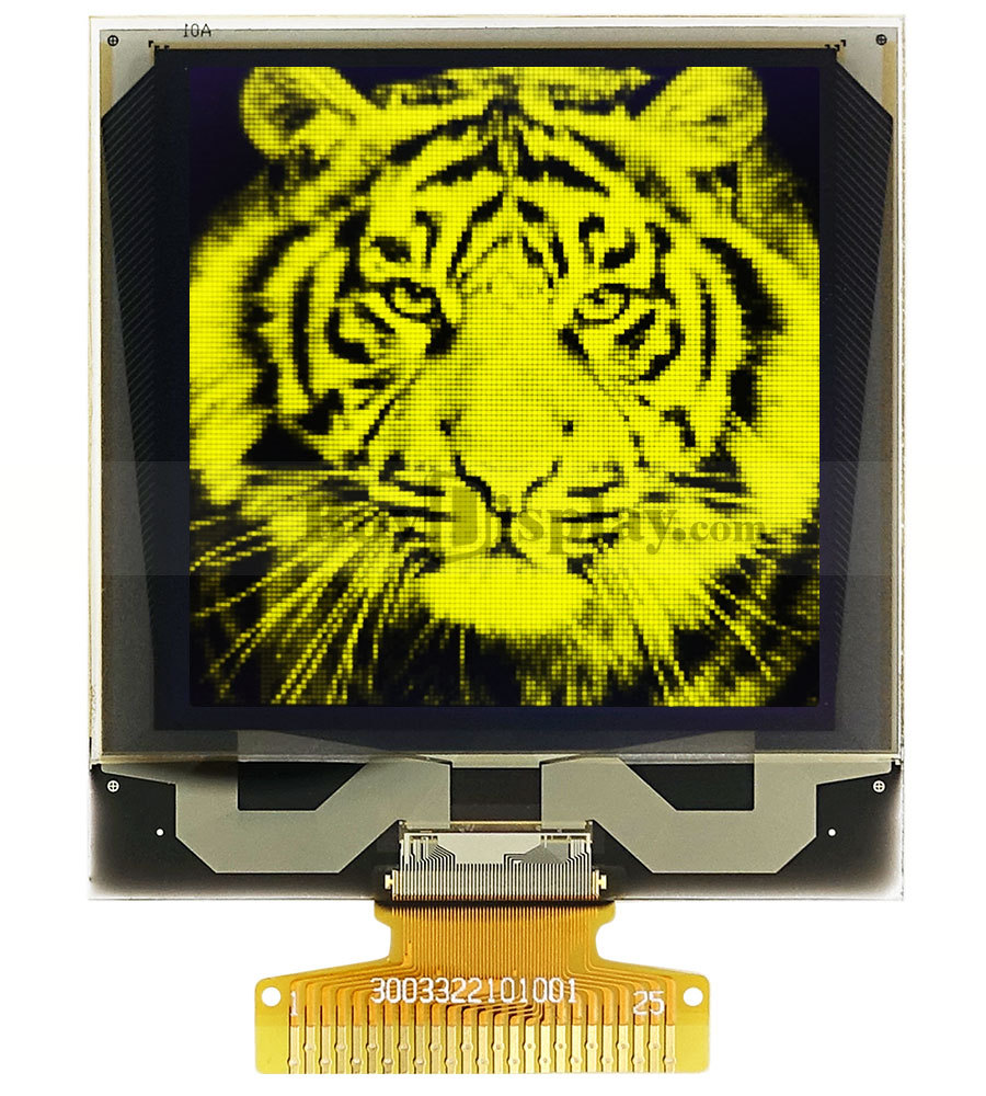 Yellow 1.5 inch Grayscale OLED