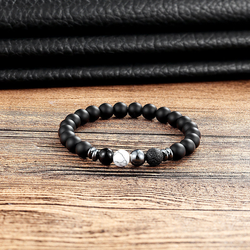 Men's Gender Simple Style Round Beaded Men's Bracelets Men Beaded Bracelets