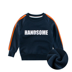 27kids children's clothing autumn new products 2024 fashionable children's sweatshirts plus velvet children's clothes for sale on a consignment basis