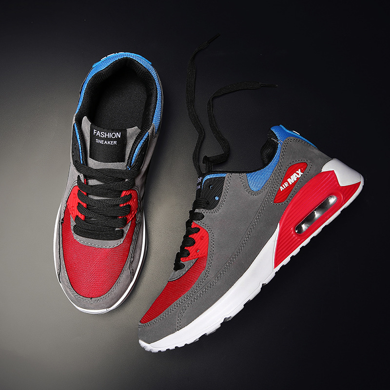 男鞋夏季新款运动鞋男网面透气 鞋子男潮鞋跨境专供大码鞋气垫鞋|ms