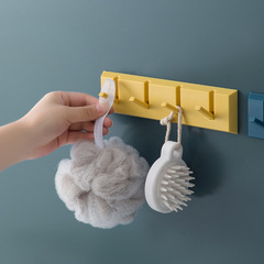 ZT 1002ABS hook, no trace, no punching, sticky hook, bathroom wall door back hook, coat and hat hanger, solid color hook